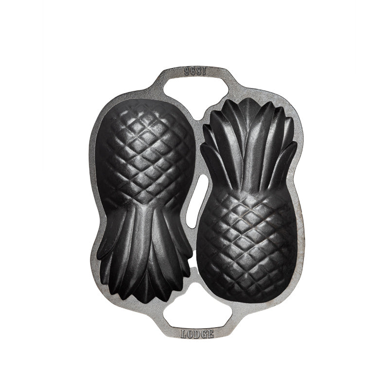 Seasoned Cast Iron Pineapple Pan