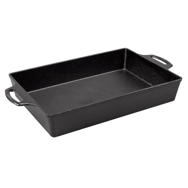 9 x 13 Inch Seasoned Cast Iron Casserole