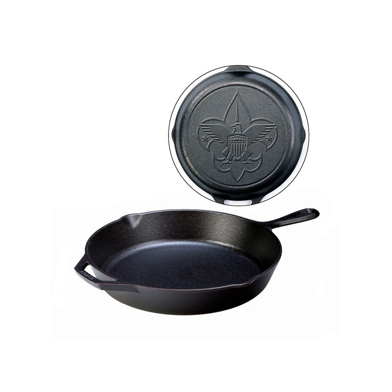 12 Inch Cast Iron Scouts Skillet